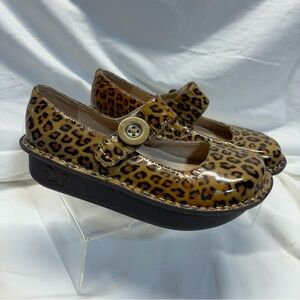 Alegria Paloma Animal Print Mary Jane